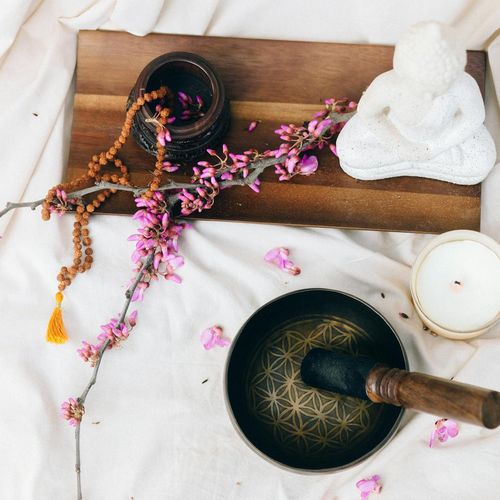 Portrait of a smiling woman, a yoga practitioner.